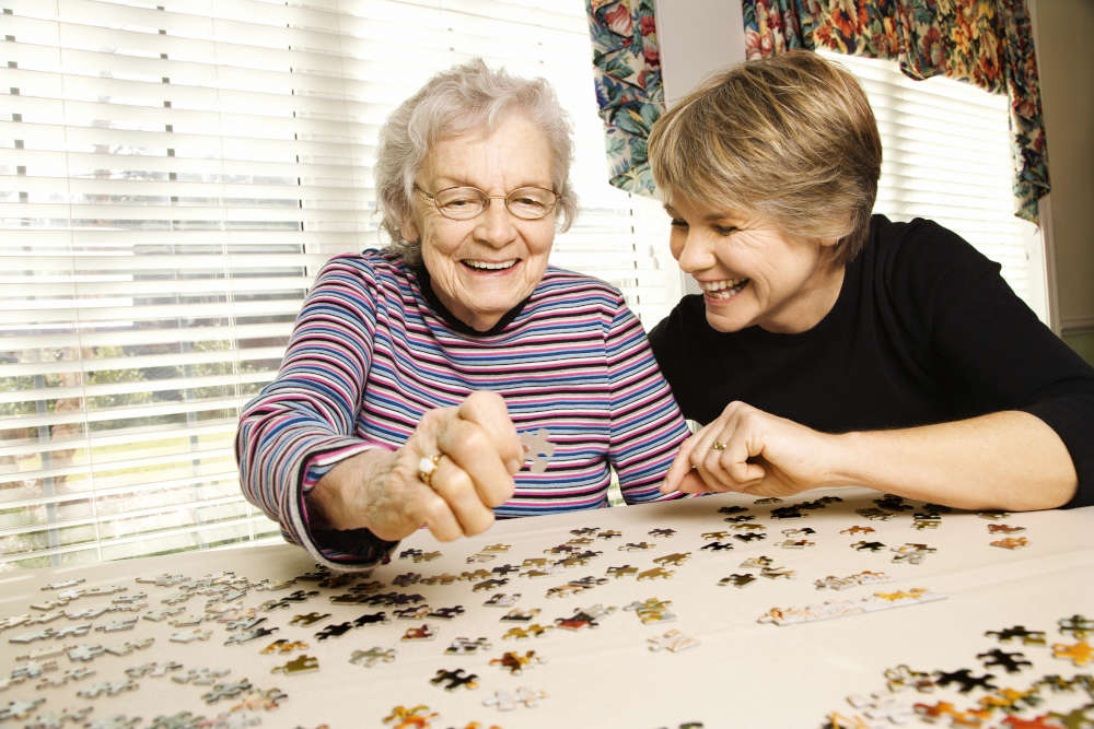 actividades cognitivas para adultos mayores :puzzles