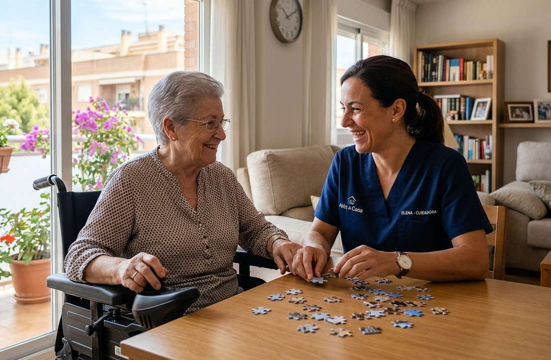 Funciones del cuidador de personas discapacitadas