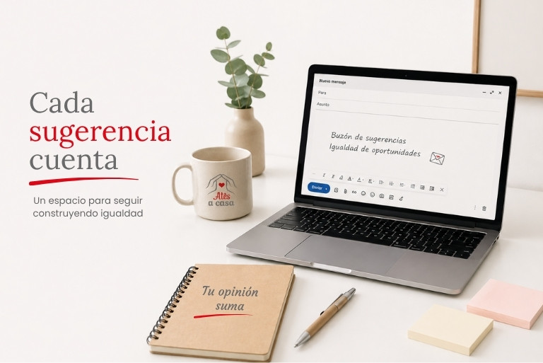 Canales de comunicación de Igualdad de Atès a Casa