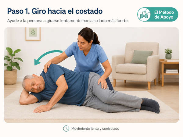 Cómo levantar a una persona mayor del suelo de forma segura